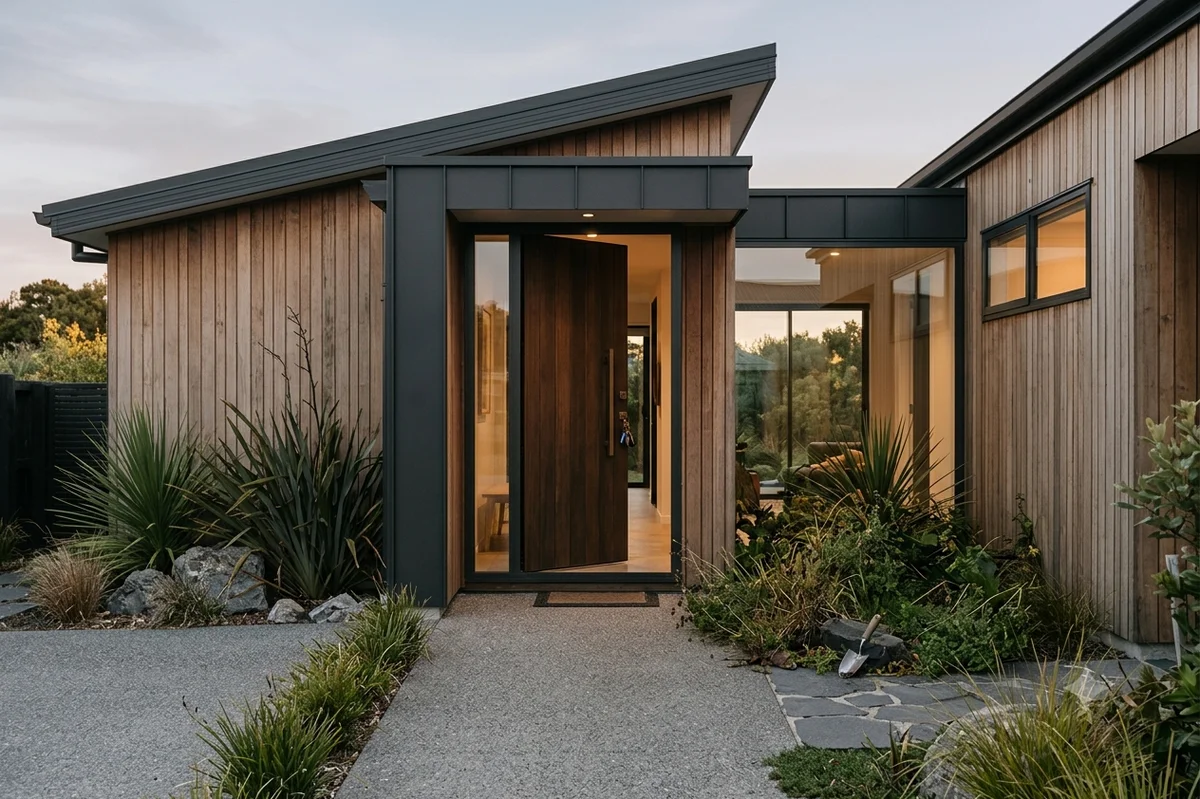 Modern New Zealand home exterior, representing first home buyer mistakes to avoid